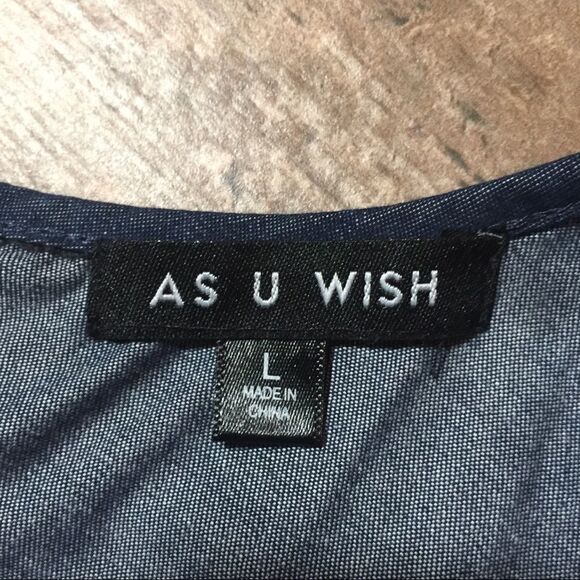 As U Wish - Fun! Sleeveless Tie Dye Dress (L) - Picture 2 of 3